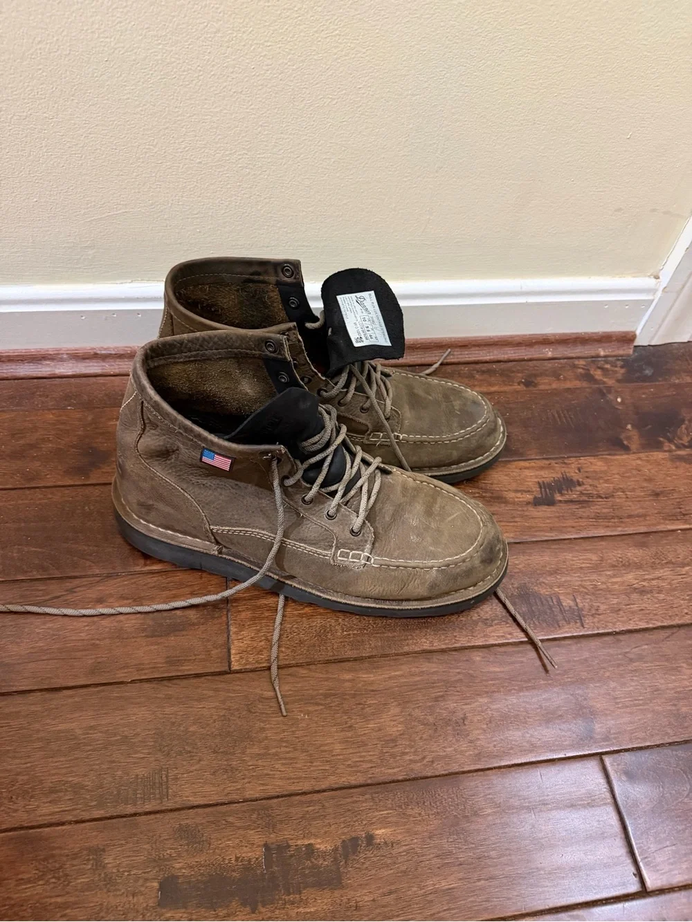 Danner Men's Bull Run Lux Vintage Sterling size 10 Work Boots